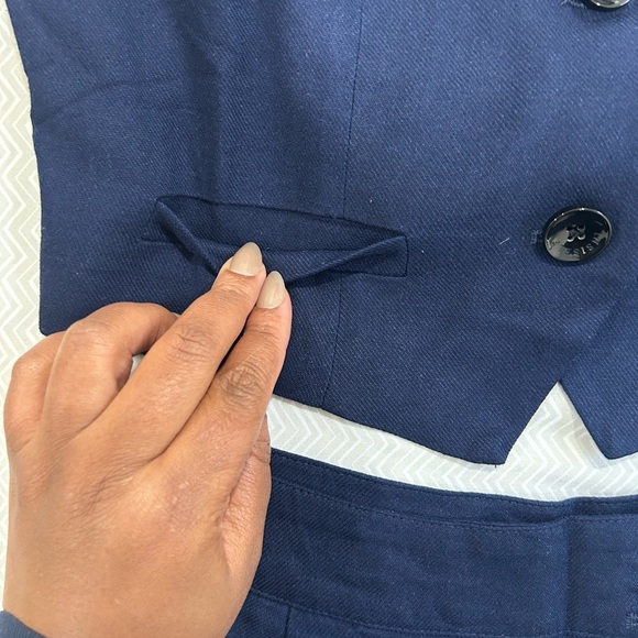 NWT Commense Linen Blend Vest and Shorts Set - Picture 7 of 9